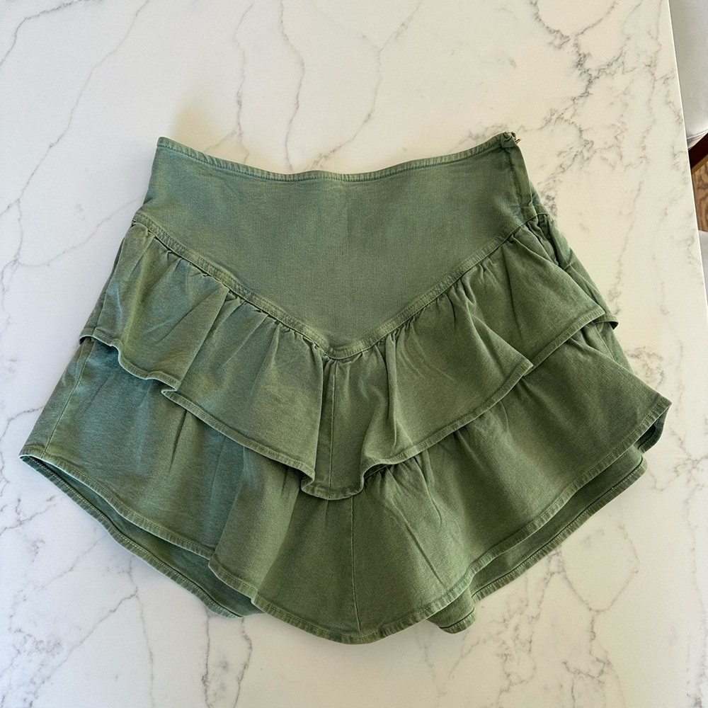 Mother Ruffle Mini Skirt - Picture 4 of 7